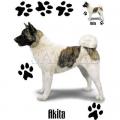 AKITA INU 2 - tričko,polštářek se psem