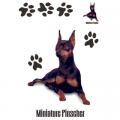 PINČ TRPASLIČÍ -MINIATURE PINSCHER -na tričku,polštářku