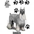 KNÍRAČ -SCHNAUZER , potisk na tričko, polštářek 4