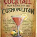 COSMOPOLITAN DRINK - recept , kosmopolitan koktejl na tričko